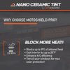 Motoshield Pro Nano Ceramic Window Tint Film for Auto, Car, Truck | 5% VLT (20” in x 100’ ft Roll) 430-201